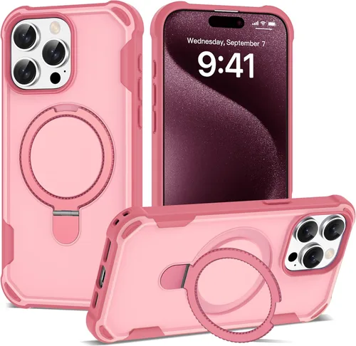 Vista 19 de Funda compatible con iPhone 11 de 6.1 pulgadas con soporte de anillo magnético [protección militar contra caídas] [compatible con MagSafe] Funda a