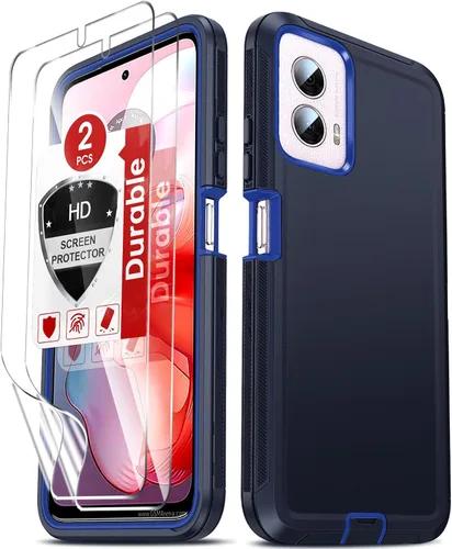 Vista 16 de LeYi Funda 5G para Motorola G-Power-2025: 【No compatible con G 5G 2025】 Funda Moto G Power 2025 con protector de pantalla de vidrio templado, funda