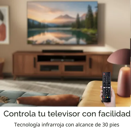 Vista 7 de AKB75375604 Reemplazo de control remoto LG TV para Smart TV, control remoto de fácil configuración, accesos directos de transmisión, funciona