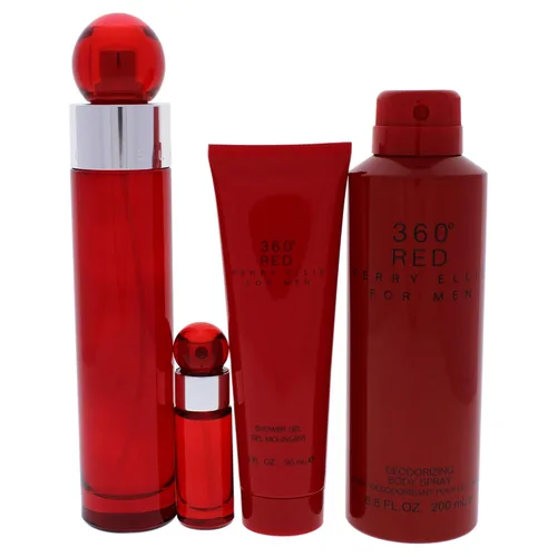 Vista 2 de Perry Ellis Eau de Toilette 360 Red para hombres con atomizador, 1.7 onzas