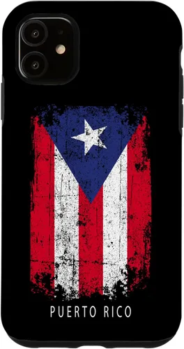 Vista 6 de iPhone 12 mini Puerto Rico Souvenir Design - Funda con bandera de país de Puerto Rico