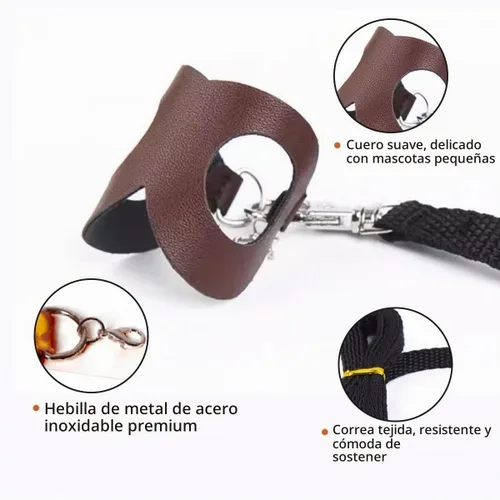 Vista 3 de MANON ROSA Sugar Glider - Juego de arnés y correa, chaleco ajustable de 3 piezas a prueba de escapes para ardillas, ratas, ratones, ratones