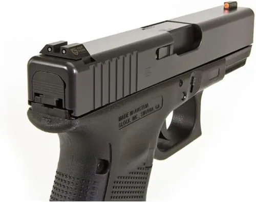 Vista 4 de Night Fision Tritium Night Sight Set for Glock 42/43/43X - Perfect Dot Front Sight with Added Daytime Ring - Front Ring Color Options - Various