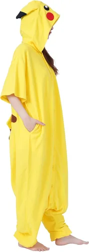 Vista 8 de SAZAC Kigurumi - Pokemon - Pikachu - Mono de verano para Halloween