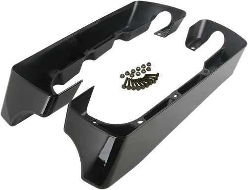 Vista 10 de XMT-MOTO Extensión de bolsa de sillín estirada de 4 pulgadas para Harley Davidson 1994-2013, todos los modelos Touring, incluyendo road glide, road