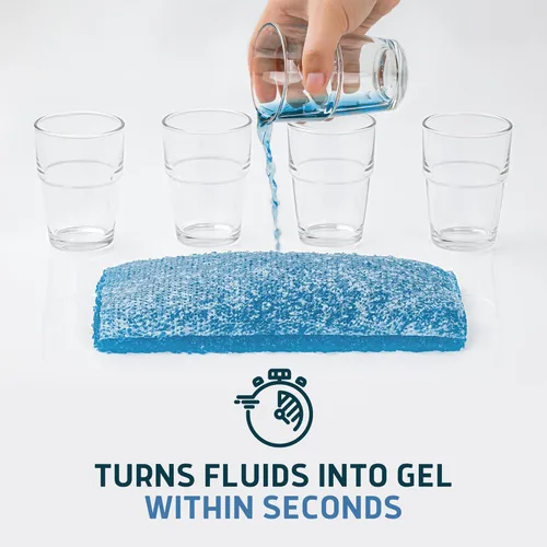 Vista 3 de Lunderg Almohadillas de comodidad superabsorbentes, paquete de 100 unidades de grado médico, para forros desechables de mesita de noche, sillas