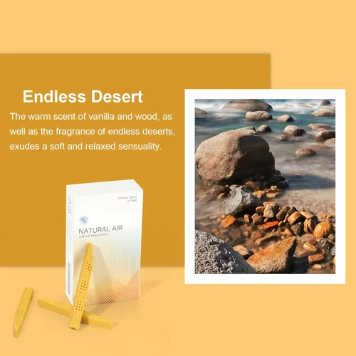 Vista 4 de Repuesto de repuesto para ambientador natural 2023 compatible con BMW Mountain View Starter Kit (Endless Desert)