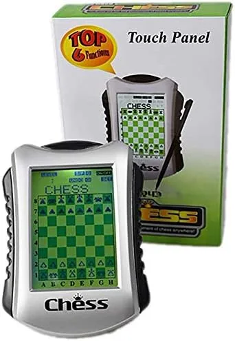 Vista 5 de Tablero de juego de ajedrez electrónico de control táctil potable para que los niños aprendan y jueguen