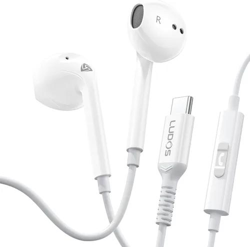 Vista 14 de LUDOS Zenith Wired Earbuds in-Ear Headphones, 5 Year Warranty, Earphones with Microphone, Corded for 3.5mm Jack Ear Buds for iPhone, Samsung