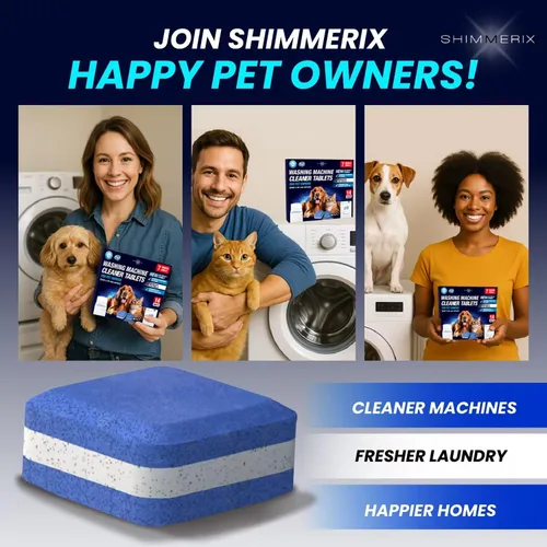 Vista 6 de Tabletas limpiadoras de lavadora para dueños de mascotas - Limpieza profunda de lavadora de carga frontal y superior - Seguro para tanque séptico