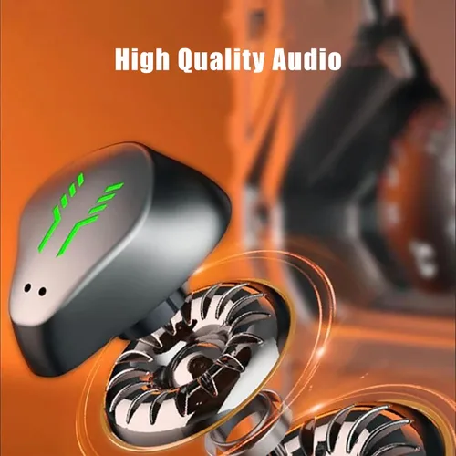Vista 6 de Auriculares inalámbricos H09 Bluetooth 5.3 con batería de larga duración, cancelación de ruido ambiental, IPX7 impermeable, sonido estéreo de alta