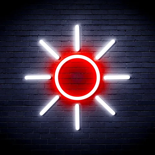 Vista 18 de Sun Bright Decoración de habitación Flex Silicona LED Neon Sign Blanco st16s33-fnu0012-w