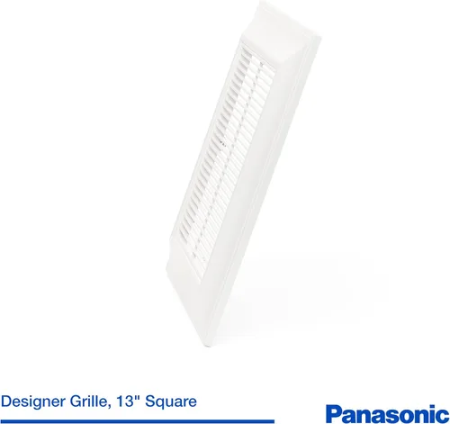 Vista 3 de Panasonic Cubierta de ventilador de rejilla de diseñador para extractor FV-GL3TDA, cuadrada de 13 pulgadas