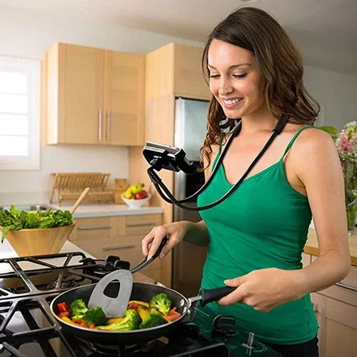 Vista 9 de Soporte universal para teléfono móvil inteligente, colgante en el cuello, soporte para teléfono celular, soporte para teléfono celular perezoso