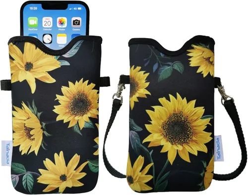 Vista 153 de Tainada Funda Estuche Bolsa de Neopreno para Teléfono para Hombres y Mujeres con Correa Cruzada/Cordón para el Cuello para iPhone 17/16/15 Pro Max