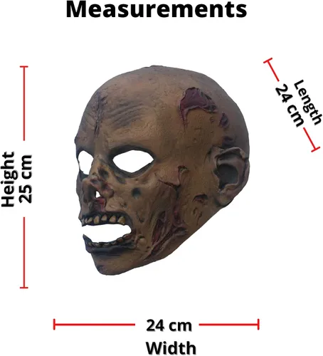 Vista 4 de Morris Costumes Ghoulish Productions Undead - Máscara de látex para niños, Multi, talla única