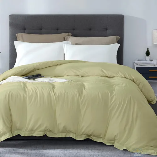 Vista 19 de SLEEP-NEST Funda de edredón individual de 68 x 90 pulgadas, 1 pieza, 100% algodón, suave y transpirable, ropa de cama individual, cierre