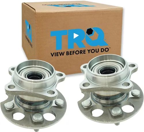 Vista 203 de TRQ Conjunto de rodamiento y cubo de rueda delantera de 2 piezas compatible con Chevrolet Trailblazer 02-09, Trailblazer EXT 02-06, GMC Envoy 02-09