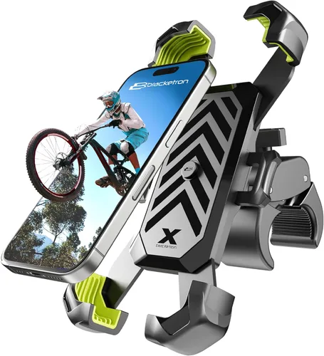Bracketron Soporte de teléfono para bicicleta, liberación rápida 2025 Soporte de teléfono para motocicleta, bicicleta eléctrica, scooter, carrito de