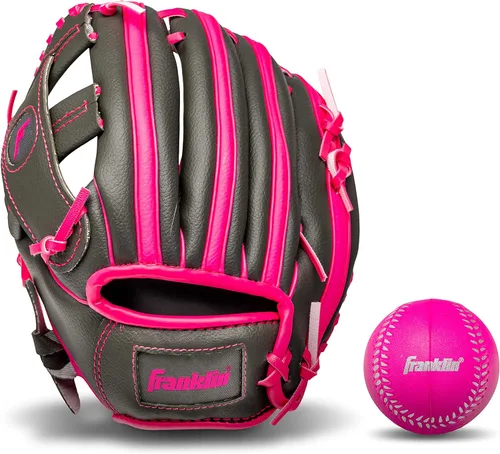 Vista 17 de Franklin Sports Kids Baseball Gloves - RTP Youth Teeball Glove + Ball Set - Boys + Girls Teeball Mitt - 9.5