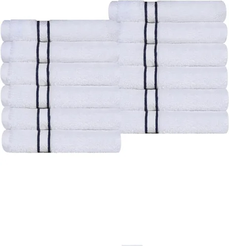 Vista 30 de Superior Juego de toallas de algodón turco ultra afelpadas de 10 piezas, ideal para baño principal, baño de invitados, secado rápido, ducha, spa