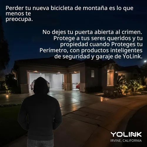 Vista 5 de Kit de solución para puerta de garaje inteligente YoLink - ¡Convierta cualquier puerta de garaje en inteligente en segundos! Alimentado por batería