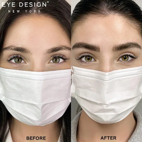 Vista 5 de Eye Design® - Tinta cosmética Microblading, pigmento profesional para cejas para maquillaje de cejas Microblading, los colores curan fieles al tono