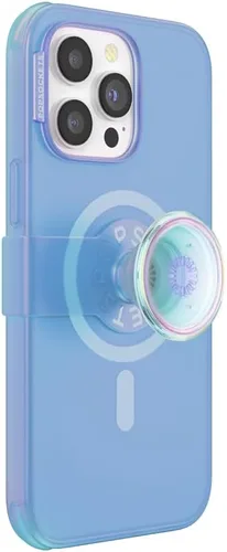 Vista 10 de Funda PopSockets para iPhone 14 Pro Max con agarre telefónico y deslizador Compatible con MagSafe, Funda para iPhone 14 Pro Max, Carga inalámbrica