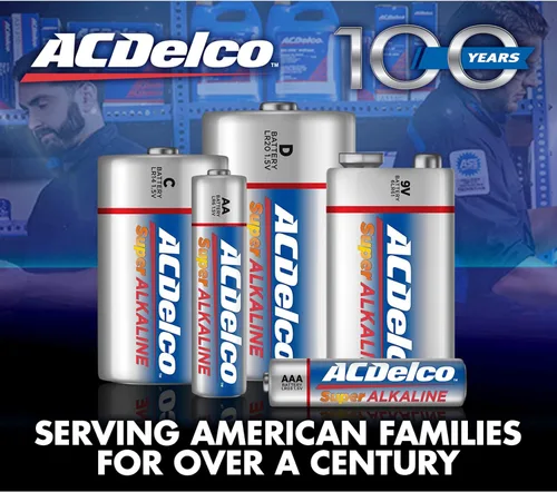 Vista 4 de ACDelco 40 pilas AA, azul e ltraMAX 20 pilas AAA, batería alcalina con tecnología avanzada, vida útil de 10 años, embalaje resellable