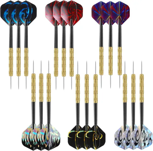 Vista 20 de Accmor Dardos de Punta de Metal, Dardos de Punta de Acero, Dardos de Metal Profesionales, Juego de Dardos de Punta de Metal, Dardos de Metal