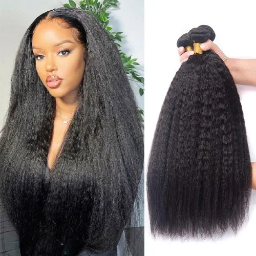 Vista 37 de Extensiones de cabello humano afro rizado 4B 4C Afro Kinky a granel de cabello humano virgen sin procesar para mujeres, negro natural, 8 pulgadas