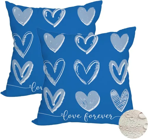 Vista 12 de Fukeen Paquete de 2 fundas de almohada impermeables para el Día de San Patricio de 16 x 16 pulgadas, diseño de tréboles de la suerte, tréboles