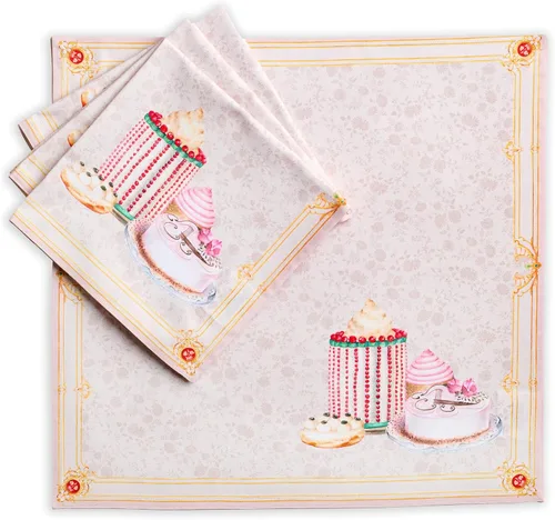 Vista 136 de Maison d' Hermine Juego de 4 servilletas de tela 100% algodón, suaves y duraderas, servilletas cuadradas reutilizables para uso diario, lavables