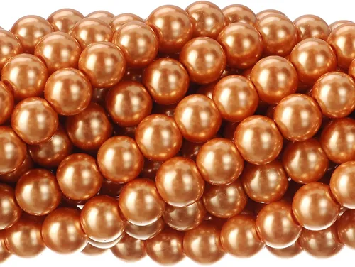 Vista 18 de RUBYCA 200 piezas de cuentas redondas de cristal checo satinado brillante pequeñas para hacer joyería 10mm Amatista Púrpura