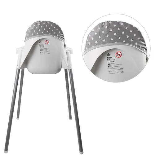 Vista 12 de twoworld Cojín para silla alta IKEA Antilop, funda de asiento para silla alta de bebé, cojín para silla alta IKEA Antilop (patrón animal)