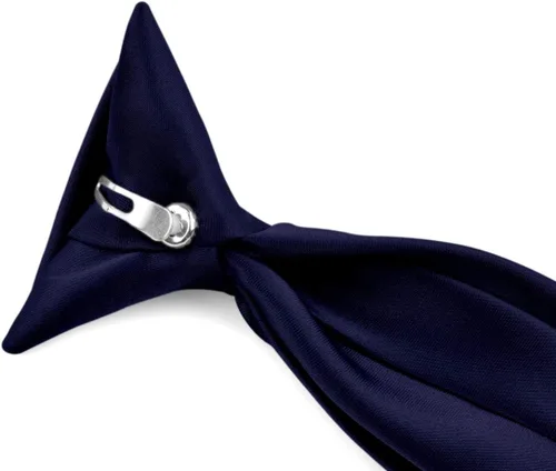 Vista 4 de Moda Di Raza Pretied Banded Clip On Ties for Men and Young Men, Made of Woven Microfiber Fabric Tie Clip for Toddlers