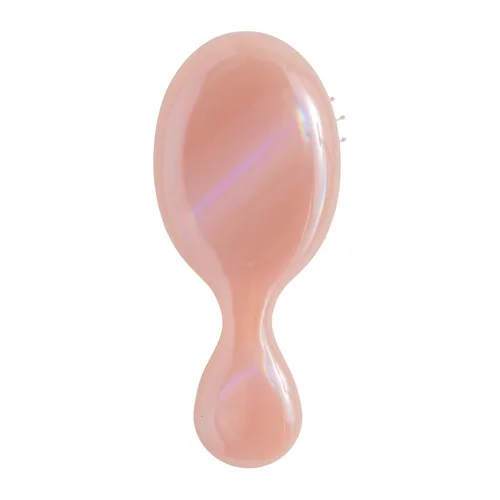 Vista 15 de Wet Brush Mini cepillo desenredante de cabello para eliminar nudos suavemente, tamaño de viaje compacto, cerdas suaves para desenredar sin dolor