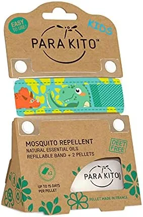 Vista 6 de PARAKITO Pulseras de insectos y mosquitos para niños Alternativa al aerosol de mosquitos Impermeable pulsera para insectos al aire libre