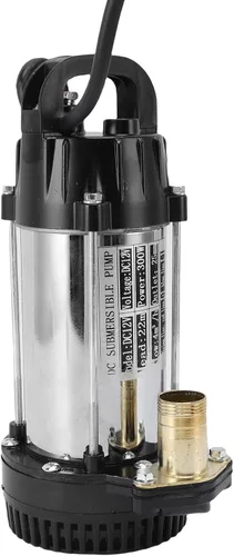 Vista 4 de Generic 300W 22m High Lift Stainless Steel Cylinder Submersible Pump with 7m Cable for Home Farm Orchard, Submersible Pump (DC12V)