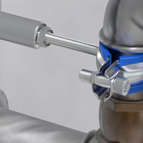 Vista 5 de TAISHER 2 varillas de acero inoxidable 304 totalmente roscadas, tornillo roscado largo de 1/2 "-13 de 12 pulgadas de longitud, roscas de mano derecha