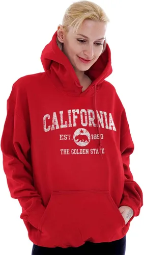 Vista 5 de California Est 1850 The Golden State Sudadera con capucha Mujer Hombres