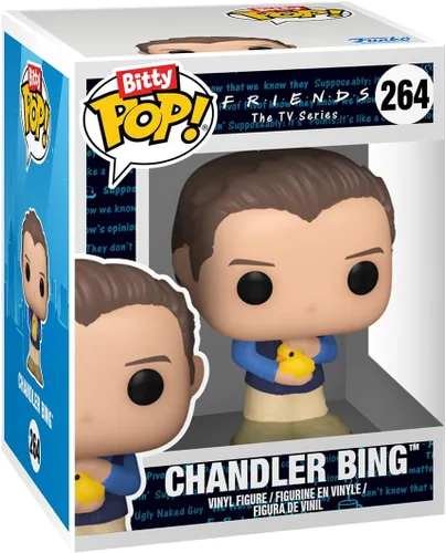 Vista 6 de Funko Bitty POP! Friends - Phoebe, paquete de 4 y una figura sorpresa mini misteriosa - 0.9 Pulgadas (2.2 Cm) coleccionable - Incluye estante