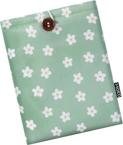 Vista 15 de MoKo Funda protectora acolchada bordada de margaritas de 6-7 pulgadas para Kindle Colorsoft Signature Edition 2024 de 7 pulgadas, Kindle