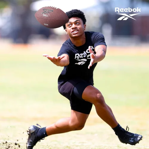 Vista 4 de Reebok - Football, Composite Leather, Innovative Soft Grip Technology, Cushion Lining, Stylish, Ideal for Sports