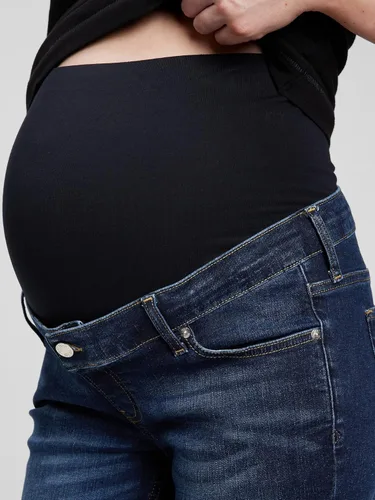 Vista 3 de GAP Women's Maternity True Waistband Full Panel Cheeky Straight Jeans