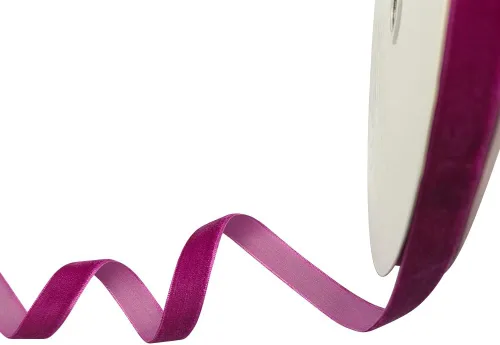 Vista 24 de Chenkou Craft Cinta de Terciopelo Beige 25 Yardas 1/4" Lotes a Granel (Beige, 1/4"(6mm))