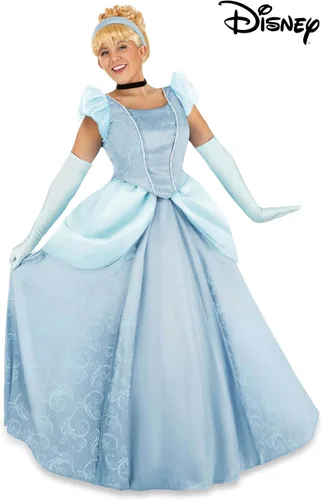 Vista 8 de Disfraz de Cenicienta de Disney para adultos, vestido azul