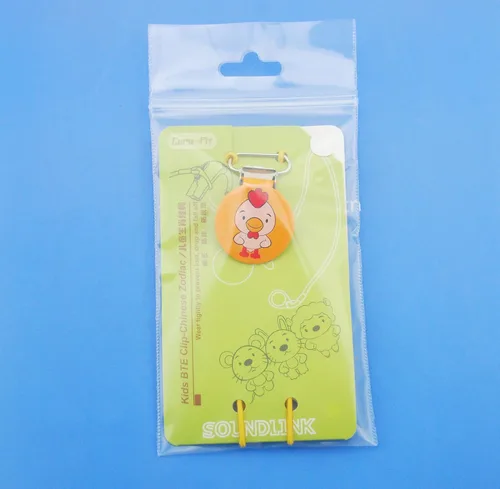 Vista 3 de Protección para Audífono Protector de Soporte de Audífono para BTE y ITE con Diseño de Dibujos Animados (Pollito)