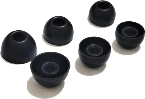 Vista 3 de Luckvan Puntas de silicona para auriculares Beats Fit Pro/Beats Studio Buds de repuesto para auriculares Beats, 6 pares LMS (negro)
