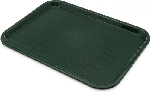 Vista 12 de Carlisle FoodService Products Bandeja de plástico, 12 x 16 pulgadas Azul pizarra Paquete de 2 Café Comida rápida